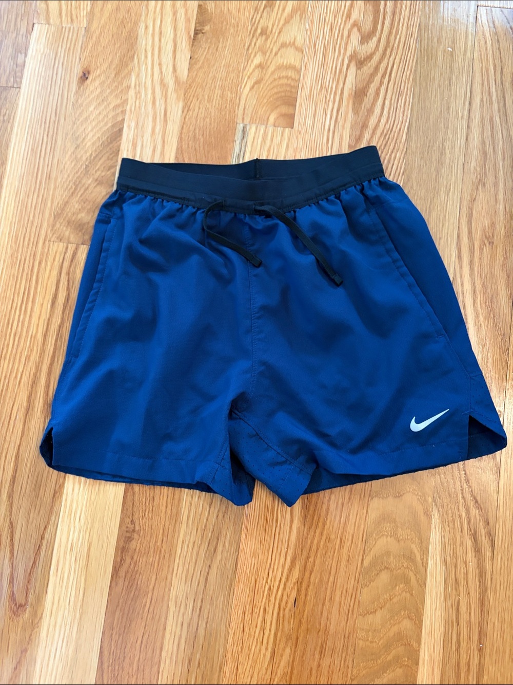Nike Blue and Black Athletic Shorts